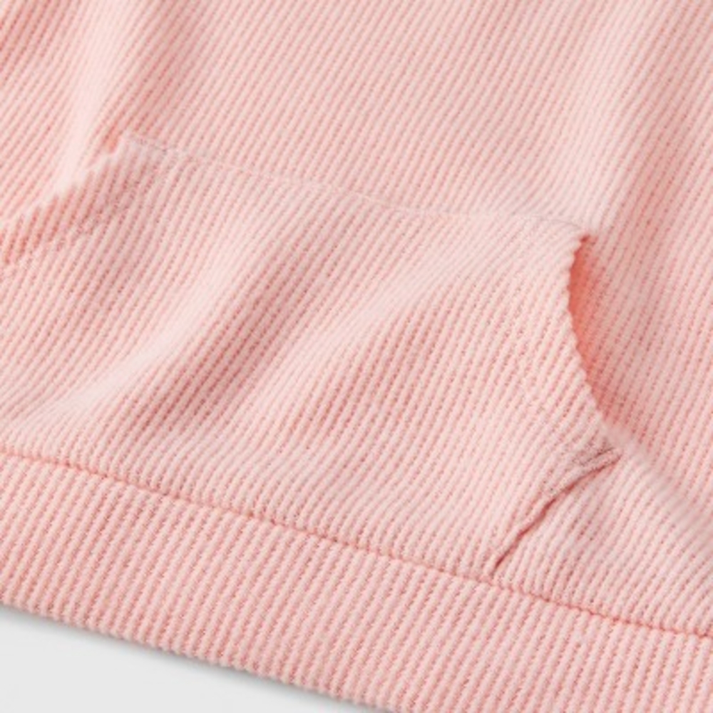 Pink Ribbed Toddler Sweatshirt and Pants Set - Picture 2 of 6